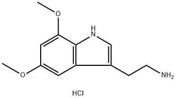 5,7-二甲氧基色胺盐酸盐, 24450-45-1, 结构式