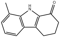 8-methyl-2,3,4,9-tetrahydro-1H-carbazol-1-one, 3449-50-1, 结构式
