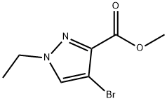 METHYL 4-BROMO-1-ETHYL-1H-PYRAZOLE-3-CARBOXYLATE Structure