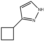 1H-Pyrazole, 3-cyclobutyl- Structure