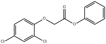 Acetic acid, (2,4-dichlorophenoxy)-, phenyl ester 结构式