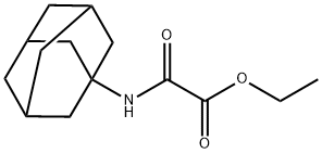 乙基 2-((3S,5S,7S)-ADAMANTAN-1-基氨基)-2-氧亚基醋酸盐, 52944-12-4, 结构式