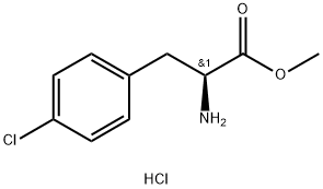 L-4-氯苯丙氨酸甲酯盐酸盐, 60594-65-2, 结构式