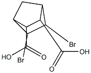 Bicyclo[2.2.1]heptane-2,3-dicarboxylicacid, 5,6-dibromo- Structure