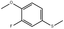 2-fluoro-1-methoxy-4-methylsulfanylbenzene Structure