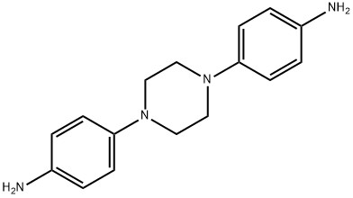 1,4-双(4-氨基苯基)哌嗪 结构式