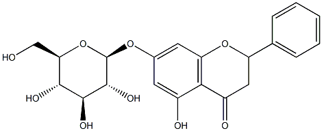乔松素7-o-Β-d葡萄糖苷,乔松苷, 75829-43-5, 结构式