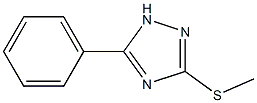 3-methylsulfanyl-5-phenyl-1H-1,2,4-triazole Structure