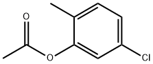 Phenol, 5-chloro-2-methyl-, acetate Structure