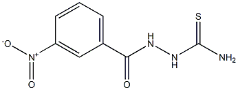 Benzoic acid, 3-nitro-,2-(aminothioxomethyl)hydrazide
