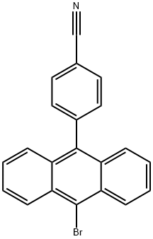 4-(10-(9-溴蒽))苯腈 结构式