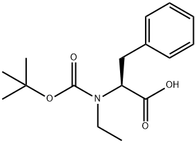 N-Boc-N-ethyl-DL-phenylalanine 结构式