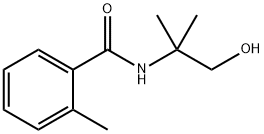 N-(1-HYDROXY-2-METHYLPROPAN-2-YL)-2-METHYLBENZAMIDE 结构式