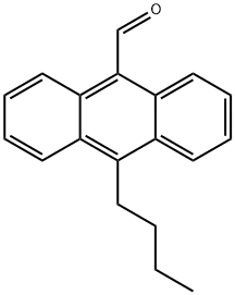 10-丁基-9-甲醛-蒽 结构式