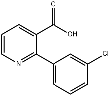2-(3-chlorophenyl)nicotinic acid Structure