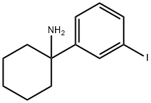1-(3-iodophenyl)cyclohexan-1-amine Structure