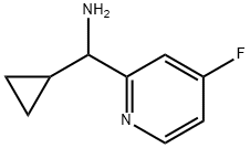 cyclopropyl(4-fluoropyridin-2-yl)methanamine Structure