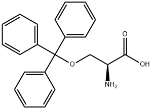 O-トリチル-L-セリン 化学構造式