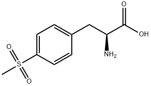2-氨基-3-(4-甲砜基苯基)丙酸, 54516-07-3, 结构式