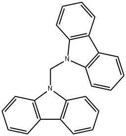 二(9H-咔唑-9-基)甲烷, 6510-63-0, 结构式