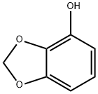 1,3-亚甲二氧基-4-苯酚, 69393-72-2, 结构式