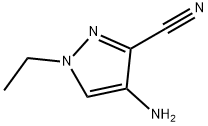 4-氨基-1-乙基-1H-吡唑-3-甲腈, 1005615-83-7, 结构式