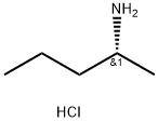 (R)-2-氨基戊烷盐酸盐 结构式