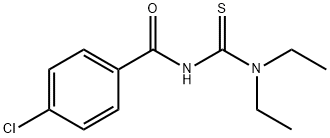 4-chloro-N-[(diethylamino)carbonothioyl]benzamide 结构式