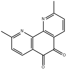2,9-dimethyl-1,10-Phenanthroline-5,6-dione Struktur