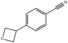 4-(氧杂环丁烷-3-基)苄腈, 1044507-48-3, 结构式