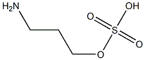 1-Propanol, 3-amino-,1-(hydrogen sulfate) Structure