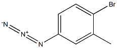 4-azido-1-bromo-2-methylbenzene Struktur