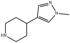4-(1-METHYL-1H-PYRAZOL-4-YL)PIPERIDINE Struktur