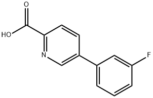 5-(3-fluorophenyl)picolinic acid Structure