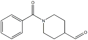 4-Piperidinecarboxaldehyde, 1-benzoyl- 结构式