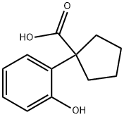 1-(2-hydroxyphenyl)cyclopentane-1-carboxylic acid Structure