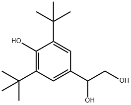 1-(3,5-二叔丁基-4-羟基苯基)-1,2-乙二醇, 125489-21-6, 结构式