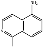 1-Iodoisoquinolin-5-amine 结构式