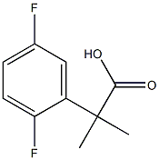 2-(2,5-Difluorophenyl)-2-methylpropanoic acid Structure