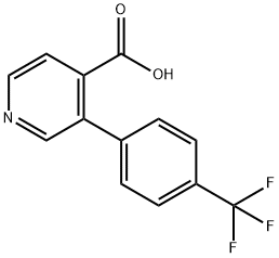 3-(4-(trifluoromethyl)phenyl)isonicotinic acid Structure
