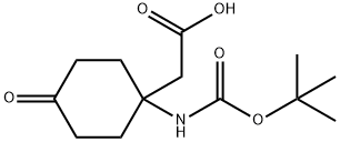 1-(Boc-amino)-4-oxo-cyclohexaneacetic acid
