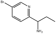 1-(5-bromopyridin-2-yl)propan-1-amine Structure