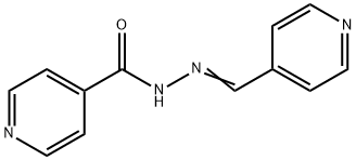 4-吡啶羧酸2-（4-吡啶基亚甲基）酰肼, 13025-99-5, 结构式