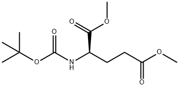 BOC-D-谷氨酸二甲酯, 130622-05-8, 结构式