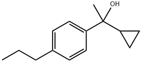 1-(4-n-Propylphenyl)-1-cyclopropyl ethanol Structure