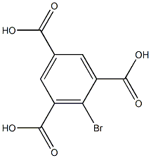 2-Bromo-benzene-1,3,5-tricarboxylic acid 结构式