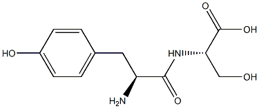 L-Serine, N-L-tyrosyl- Structure