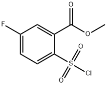 Methyl 2-(chlorosulfonyl)-5-fluorobenzoate, 1374249-78-1, 结构式