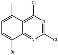 8-bromo-2,4-dichloro-5-methylquinazoline Structure