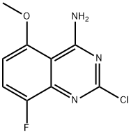 2-chloro-8-fluoro-5-methoxyquinazolin-4-amine Structure